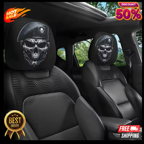 2pcs mechanical skull - mechanical, print