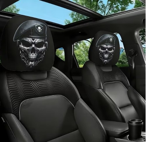 2pcs mechanical skull - 2d,